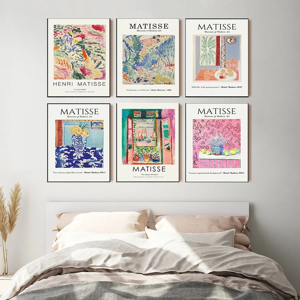 

Vintage Abstract Posters Henri Matisse Retro Landscape Wall Art Canvas Painting And Prints Pictures For Home Decor
