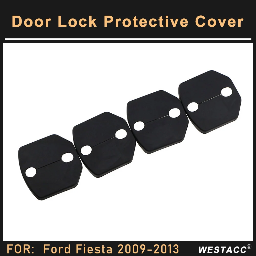 4 шт. пряжка для автомобильного дверного замка защитный чехол устойчивая к