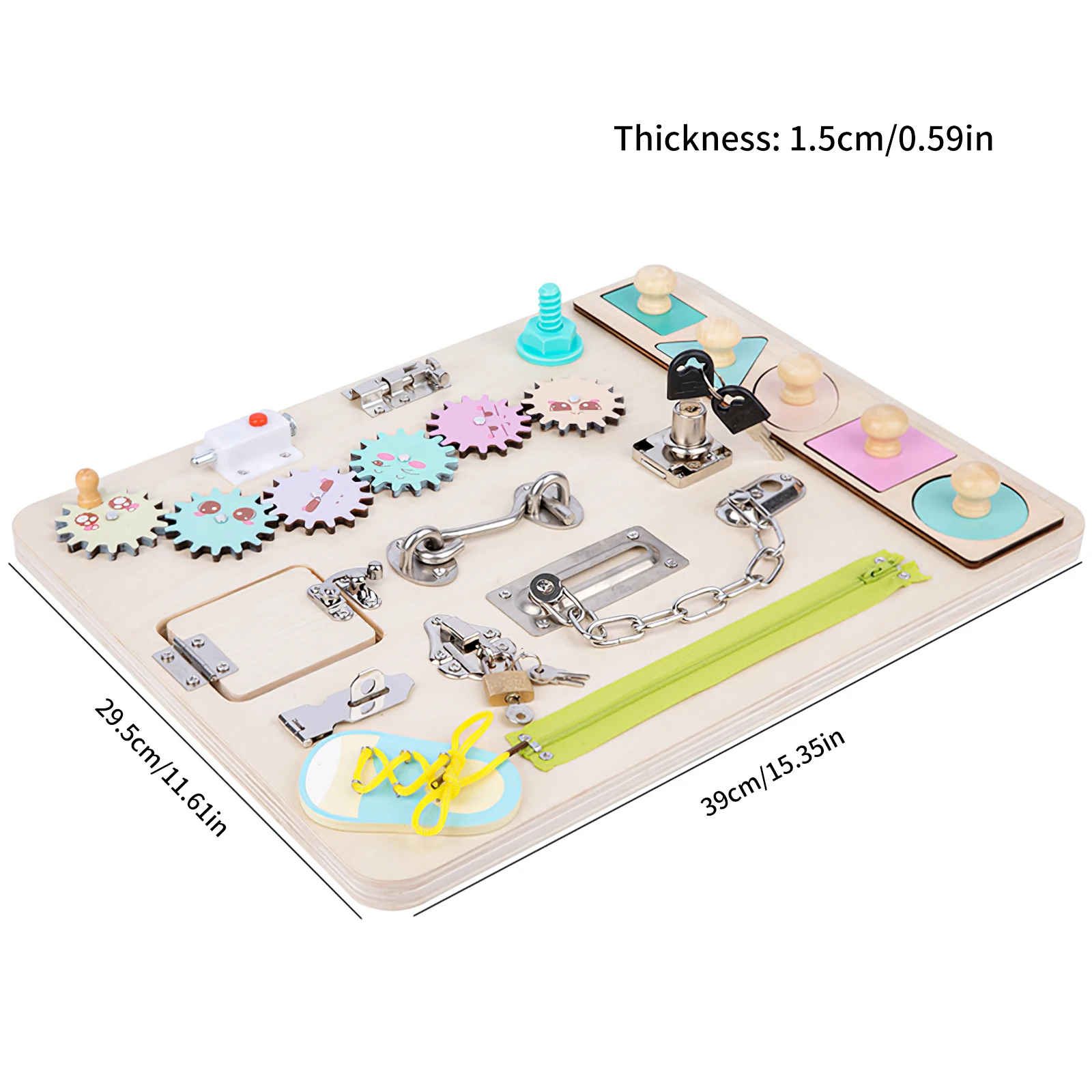 

Montessori Children's Educational Toys Hands-On Cognitive Training Shoelace Tying Chain Unlocking Puzzle Sports Toys Gift