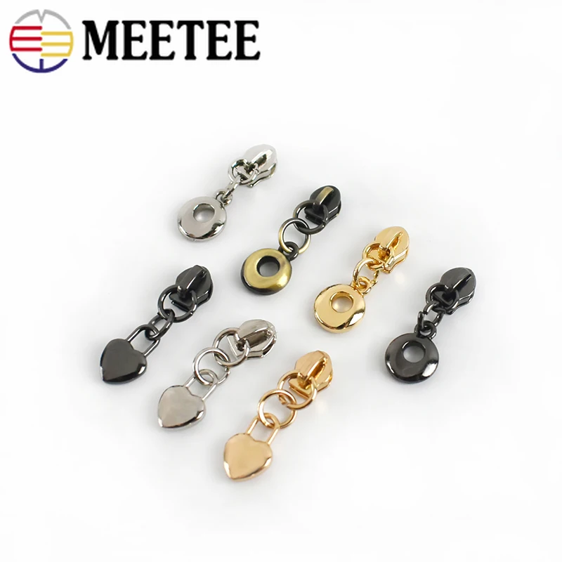 Модные круглые кольца 3 # 10 шт. слайдеры на молнии для нейлоновых молний курток