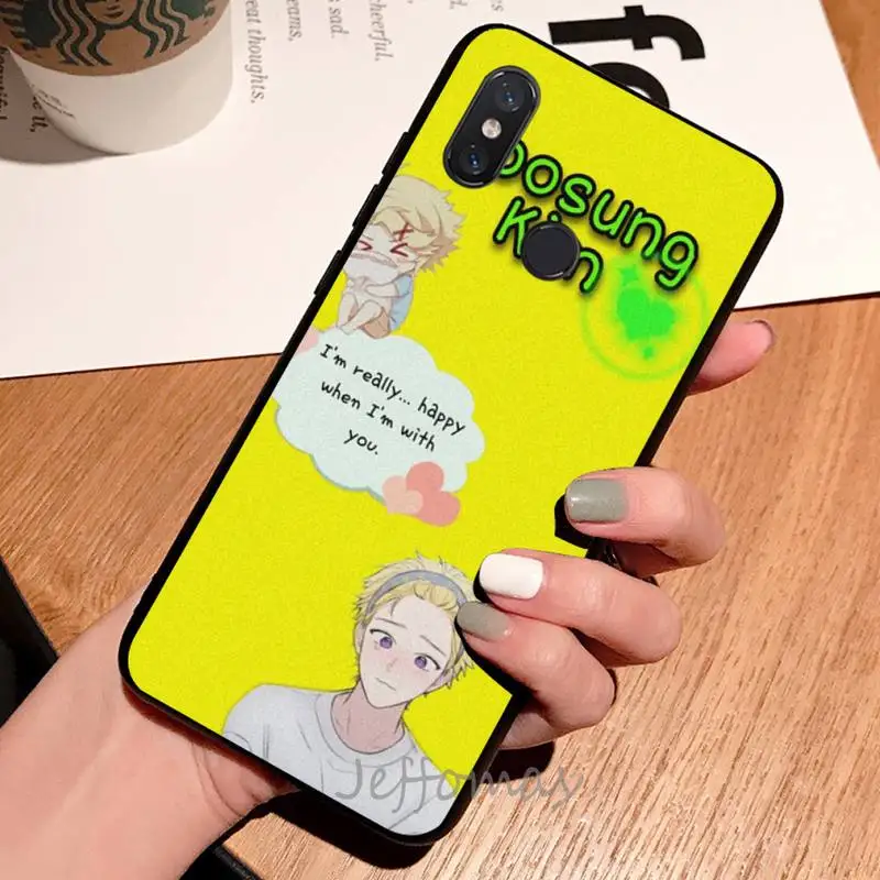 

Yoosung Mystic Messenger anime luxury design cover Phone Case For Xiaomi Redmi note 7 8 9 t max3 s 10 pro lite