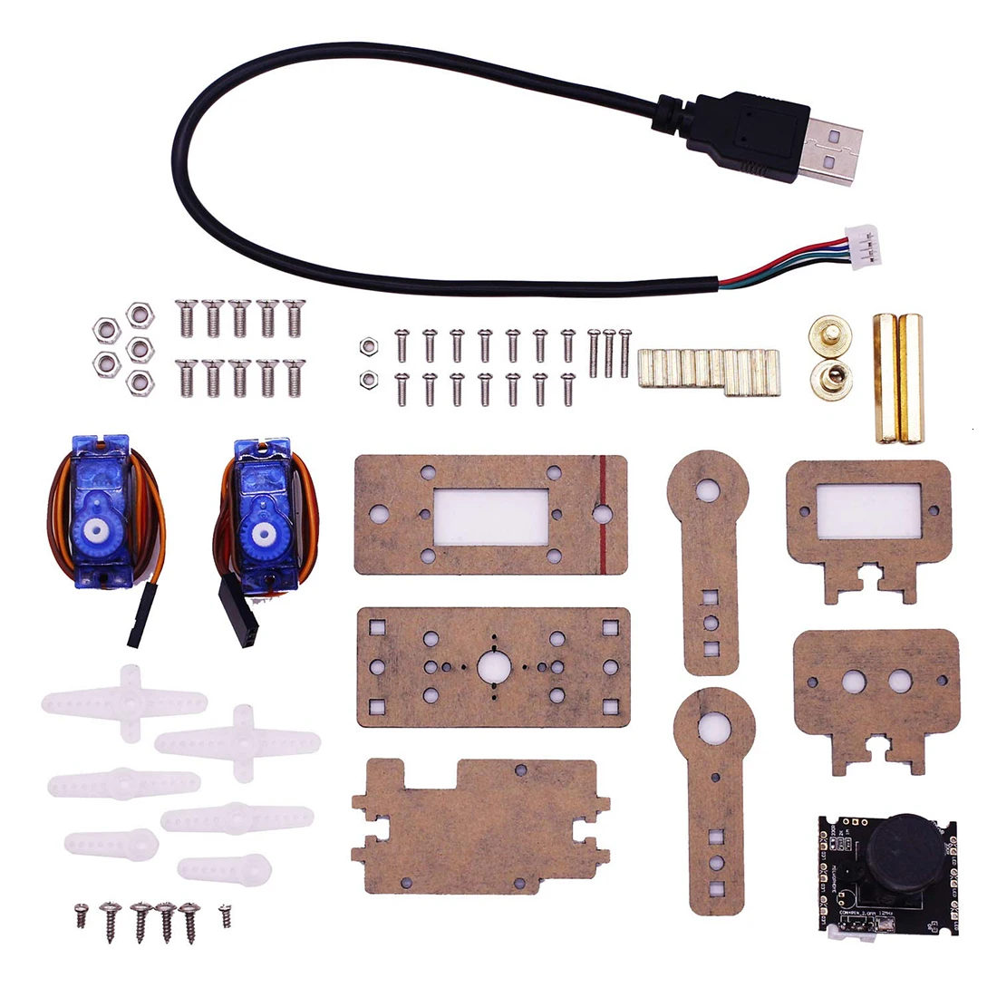 Модуль камеры Smart Vision sensor Pan-Tilt Kit с 2 шт. микро сервоприводы умный робот HD камера для Raspberry Pi-camera/один PTZ