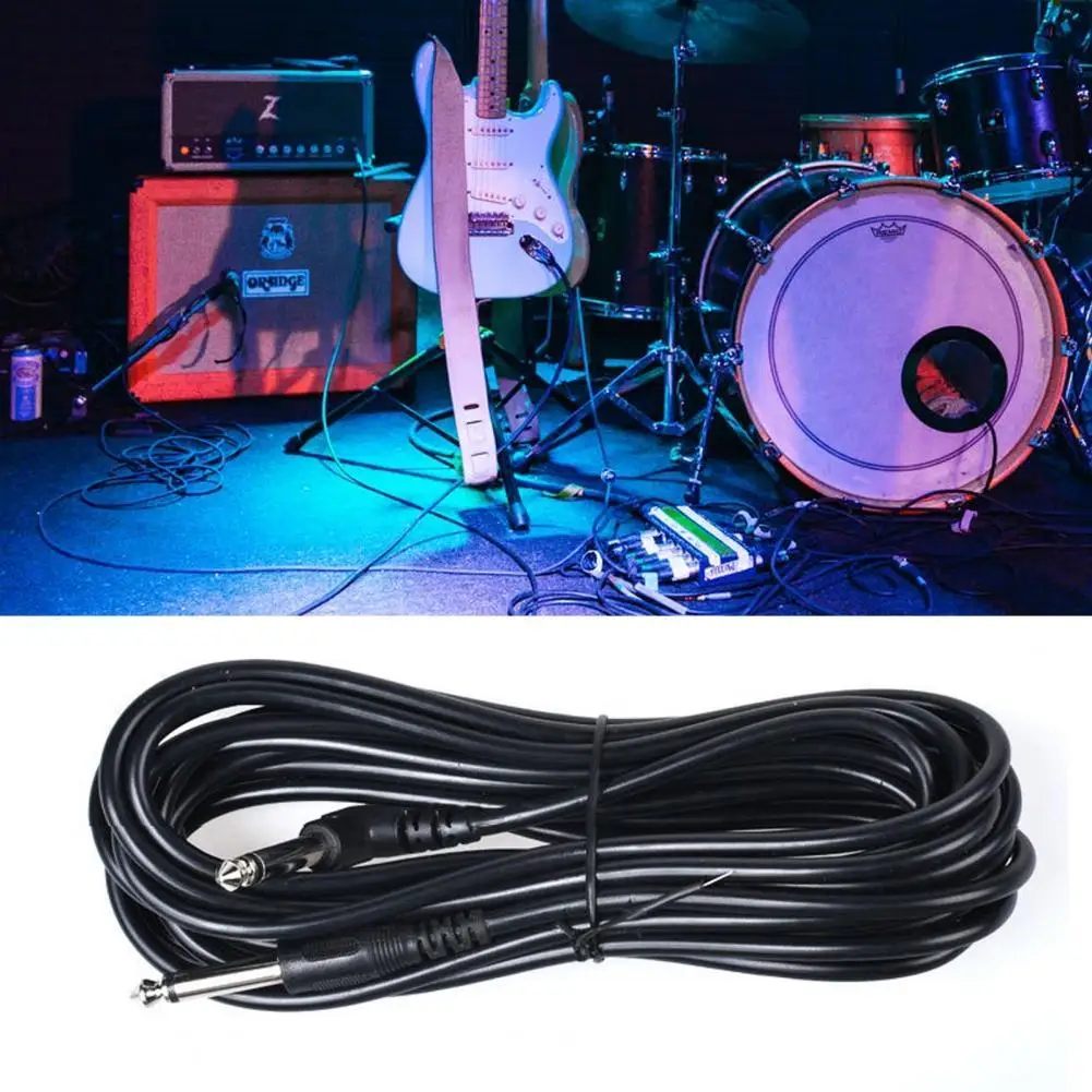 

300/500cm Electric Guitar Cable Stable Transmission Shield Noise Reduction Connecting Wire Rhyme Auxiliary Practice Tools
