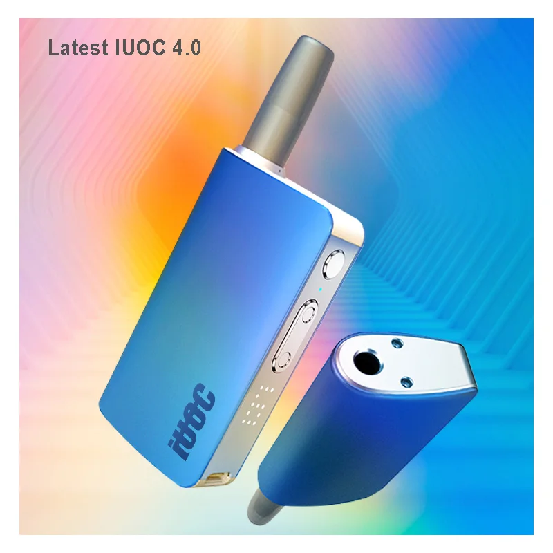 2022 Latest IUOC 4.0 Heating Not Burn Vaporizer 2900mah Vape Kit Support Regular Cigarette Electronic Cigarette vs IQO ILUMA