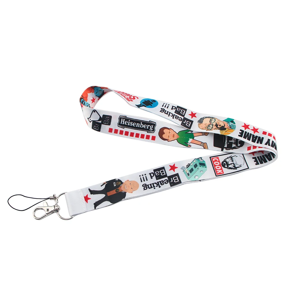 

20pcs/lot AD532 Patchfan Tv Show Necklack Lanyard Key Gym Strap Multifunction Phone Decoration With Card Holder Cover