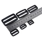 5 шт., пластиковые трехкольцевые регулируемые пряжки для рюкзака, 1520253850 мм