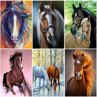 diy horse 5d diamond painting full square drill resin animal diamont embroidery cross stitch kits home decor wall art gift