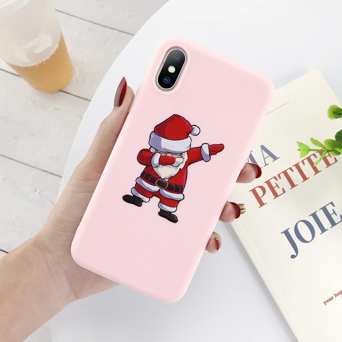

New Year Phone Case Fashion Girl's Christmas Gift for IPhone 11 Pro 7 8 Plus X XR XS Max Case TPU Silicone Back Cover