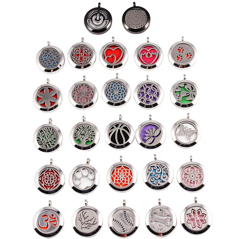 Chain and Pads as Gift! 25mm Dog Paw Aromatherapy / Essential Oil 316L Staniless Steel Perfume Diffuse Locket pendant Necklace | Украшения