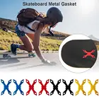 2 шт., прокладка для скейтборда, Лонгборда, четырехколесного скейтборда, металлическая прокладка, аксессуары для скейтборда из алюминиевого сплава