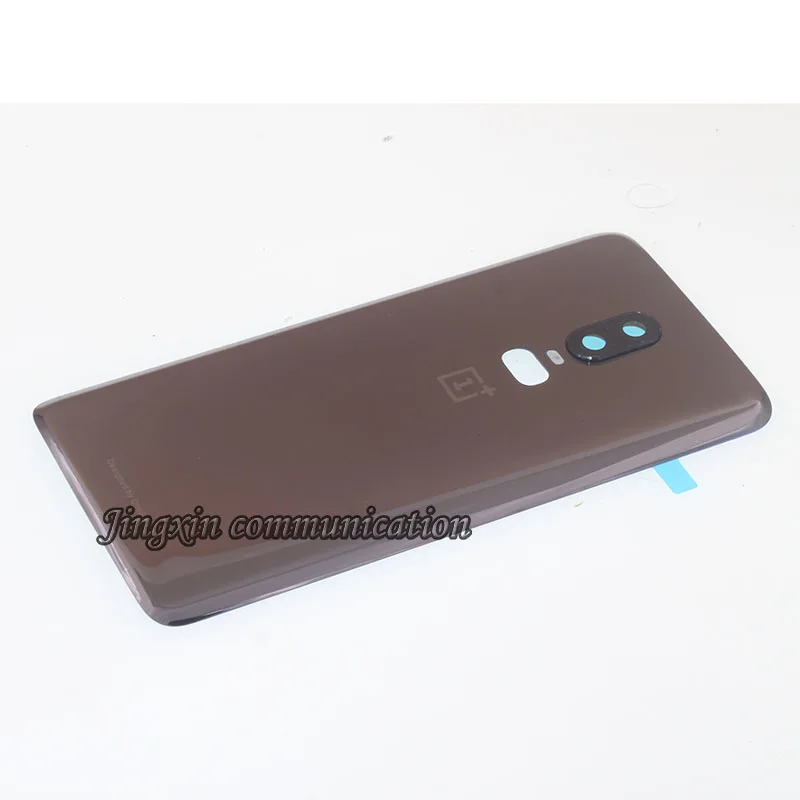 New Original Glass back Battery Cover For Oneplus 6 A6000 A6003 Cellphone Glass Frame Housing Back Cover mobile phone frame