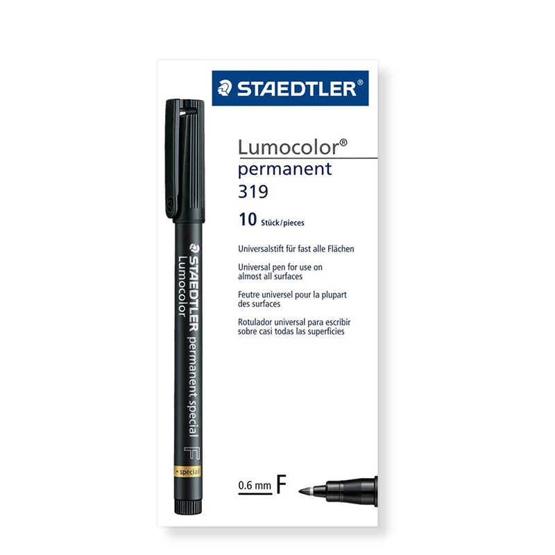 Маркеры и маркеры STAEDTLER 319F для стекла профессиональные не стираемые | Канцтовары