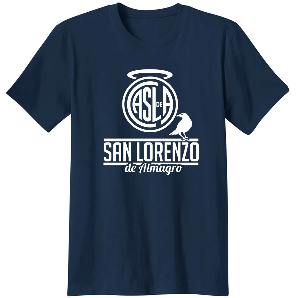 Club Atletico San Lorenzo de Almagro Argentina Camiseta Мужская футболка футболки топы для клуба crow saints