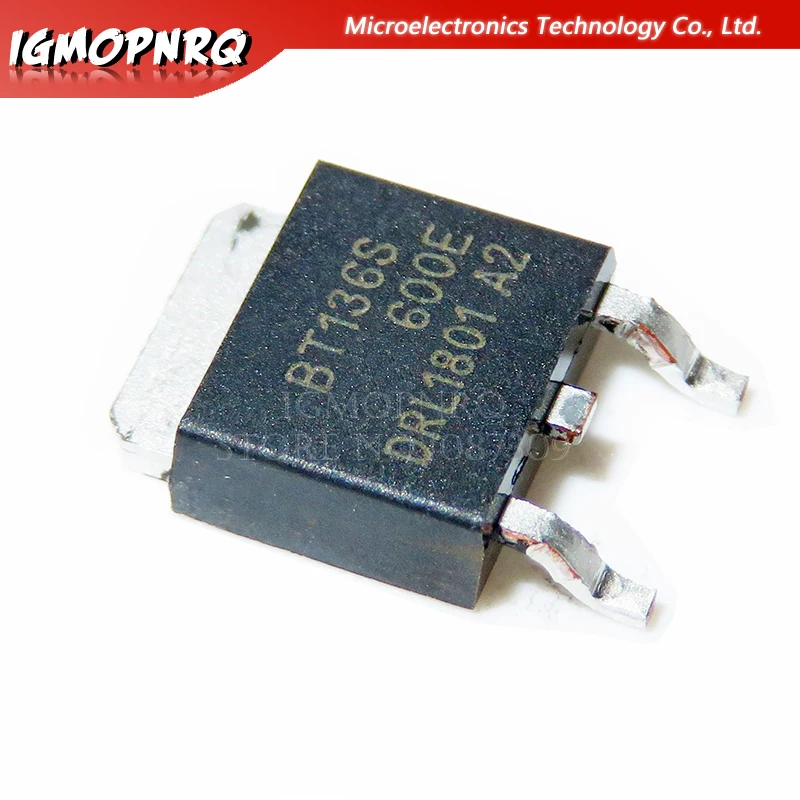 

100pcs BT136S600E BT136S-600E triac SMD TO-252 new original