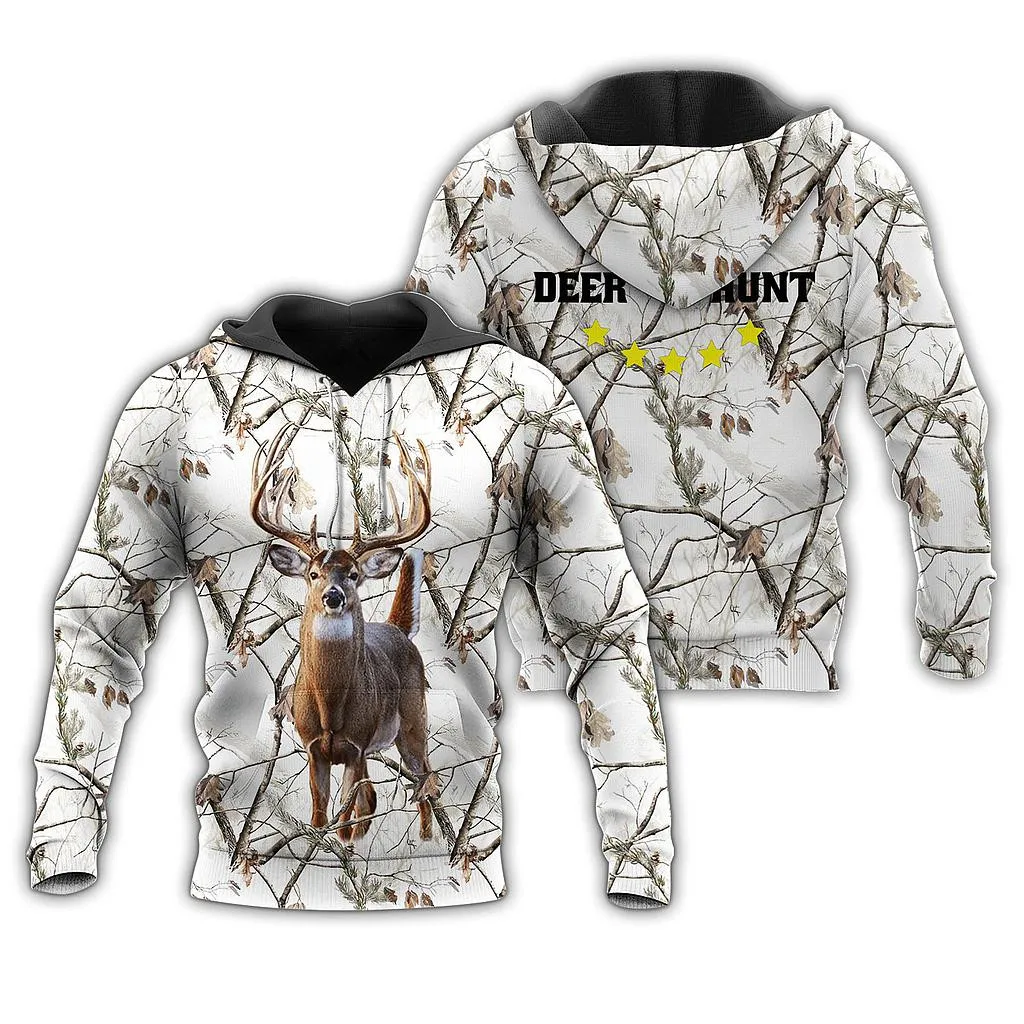 

Deer Hunting 3D All Over Printed Shirts for Men and Women Autumn Fashion Casual Hoodie Long Sleeve Hip Hop Jacket W-25