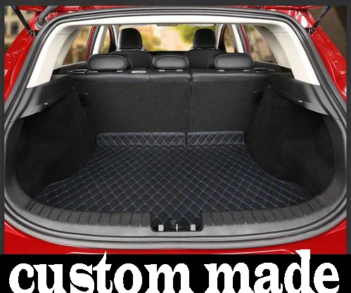 Black blue Автомобильные коврики для багажника Honda CRV CRZ URV XRV Accord Fit vezel Elysion Odyssey Spirior Civic City Greiz - Название цвета: Black blue