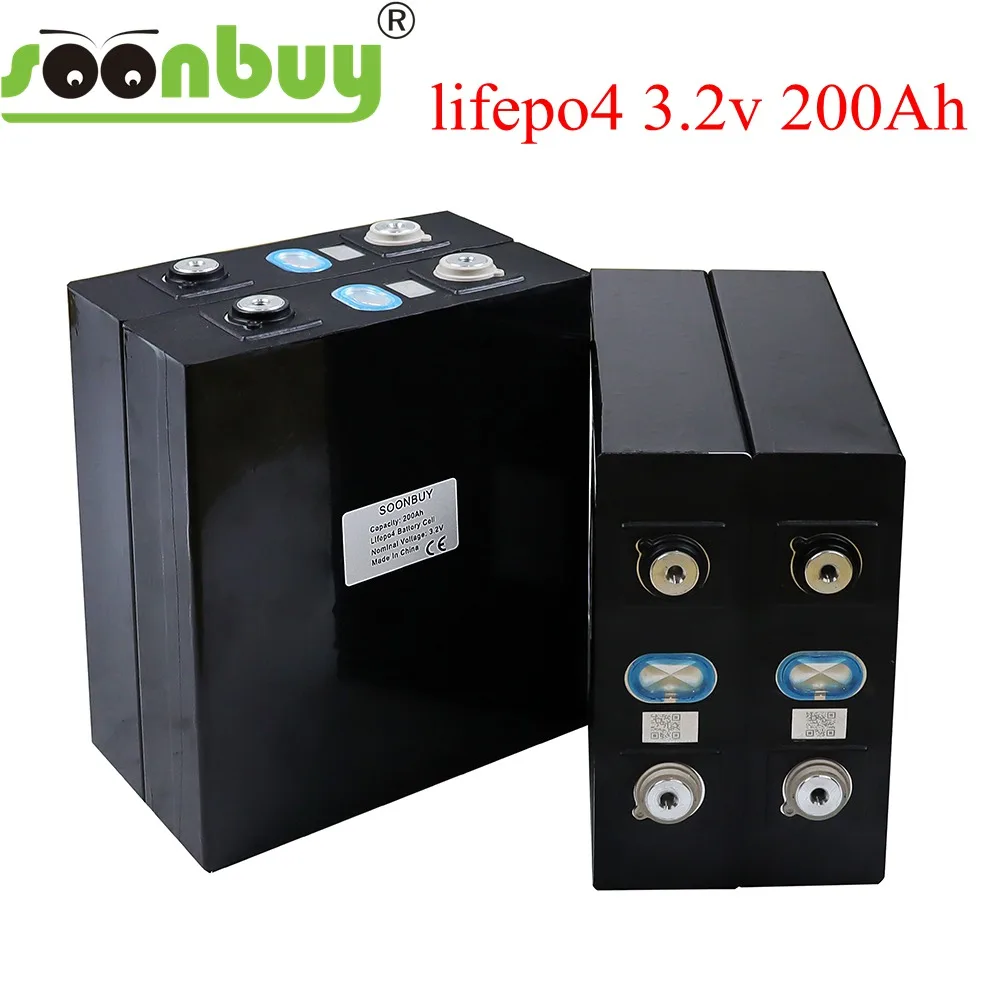 

NEW Lifepo4 3.2v200ah new lifepo4 rechargeable battery 3.2v200ah battery, suitable for 12v200ah solar