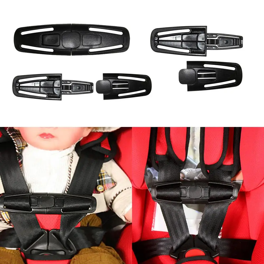 

High quality Car Baby Safety Seat Strap Belt Harness Chest Child Clip Safe Buckle 1pc Toddler Clamp Seat Belts Accessories