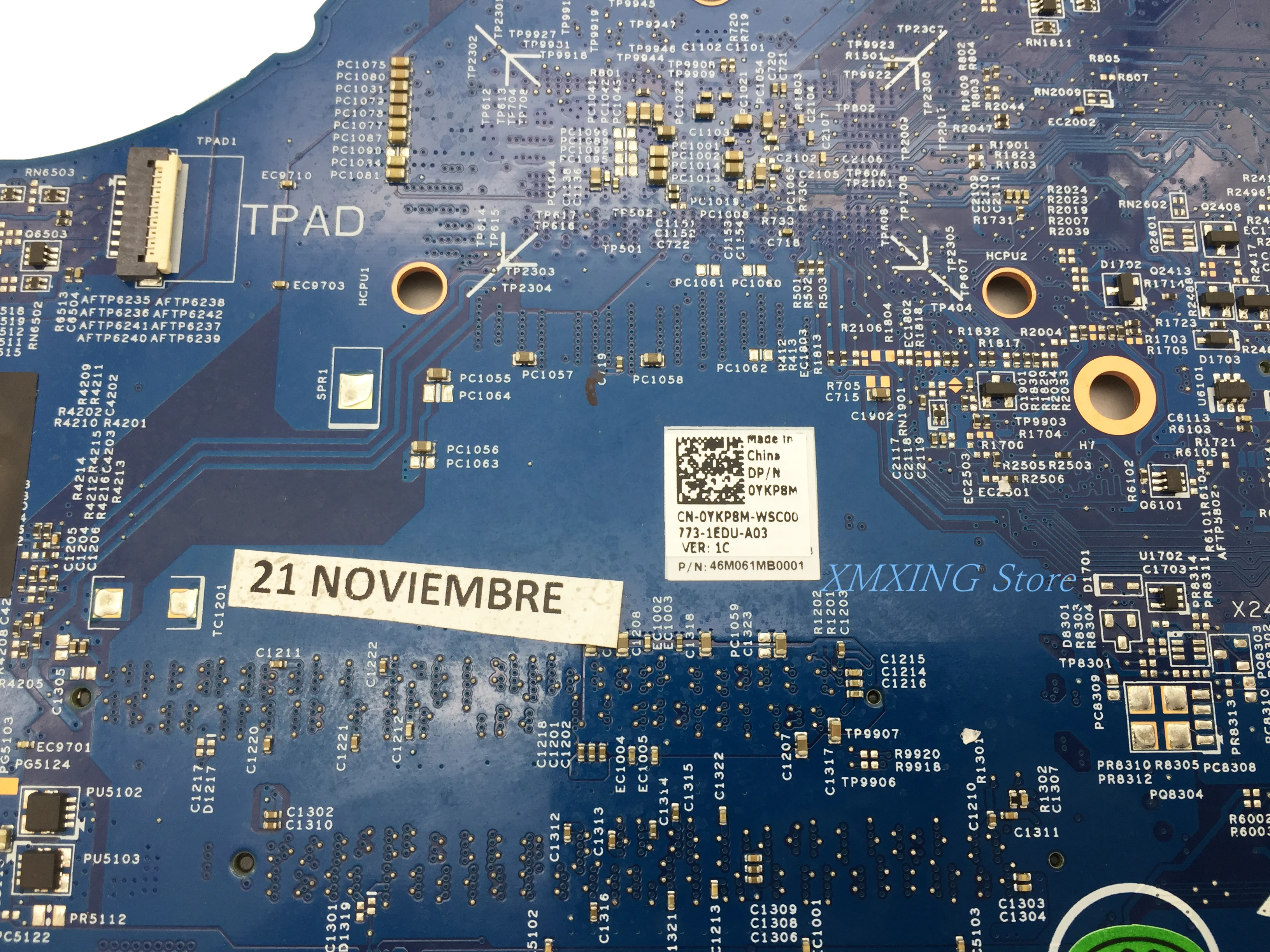 Материнская плата FULCOL для ноутбука DELL latitude 3570 3470 14291-1 CPU I5 CN-0YKP8M 0VWFGF YKP8M