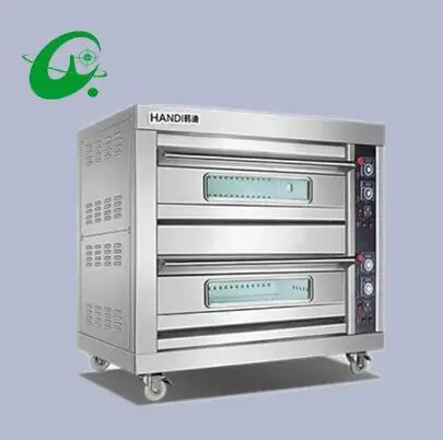 Двухслойная газовая печь для пиццы 6 12 дюймов из нержавеющей стали двойная