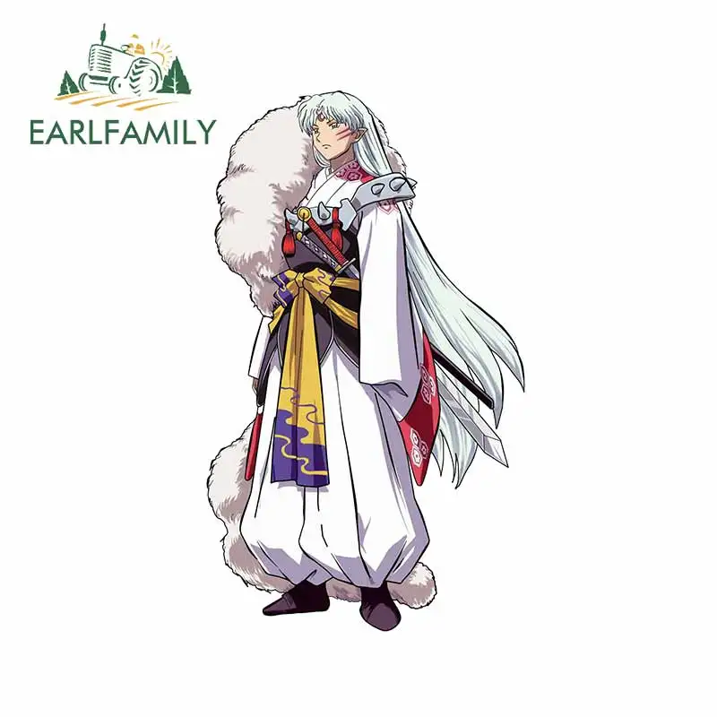 

EARLFAMILY 13 см x 7,7 см для Inuyasha Sesshoumaru наклейки для автомобиля изготовленный на заказ Печать двери автомобиля Наклейка багажник украшение на холо...