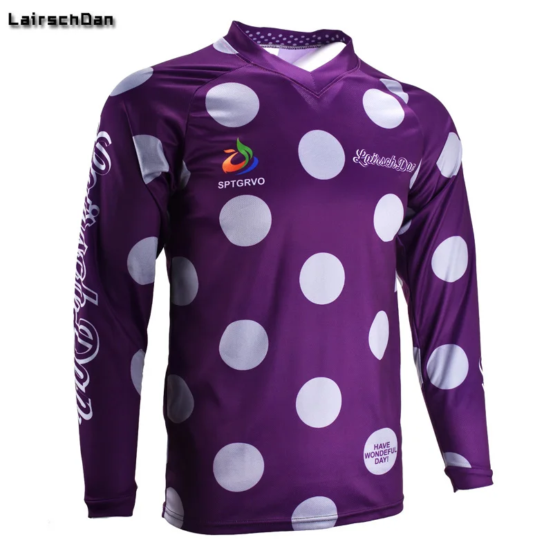 SPTGRVO Lairschdan фиолетовый женский/мужской эндуро мотокросса Джерси 2020 MTB Горный