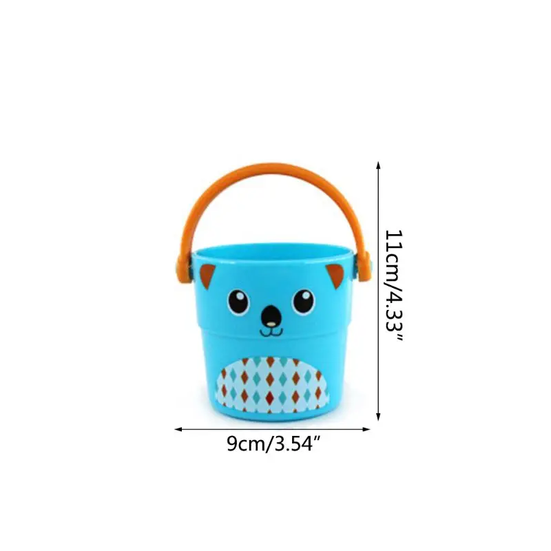 

Children Baby Shower Toys Pouring Cup Flow Style Bucket Water Spray Tool Cute Cartoon Animal Children's Toy Gift