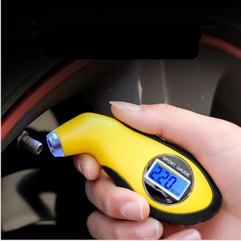 1 шт. измеритель давления воздуха в шинах электронный цифровой ЖК дисплей