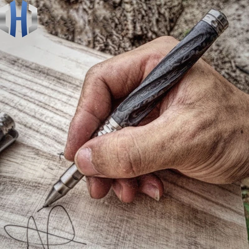 Harga Pena Taktis Serat Karbon Titanium Alloy Self-Pertahanan Pertahanan Pena Serangan Kelangsungan Hidup EDC Survival Pena