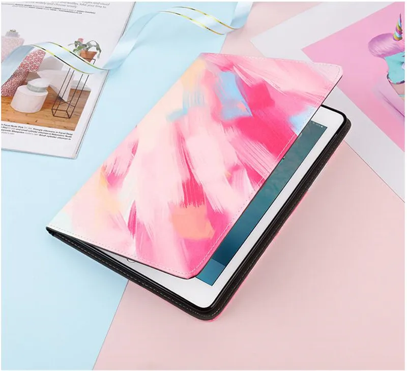 Яркий Цветной чехол для apple ipad 2019 10 2 Обложка Gen Marble мягкая задняя крышка с принтом