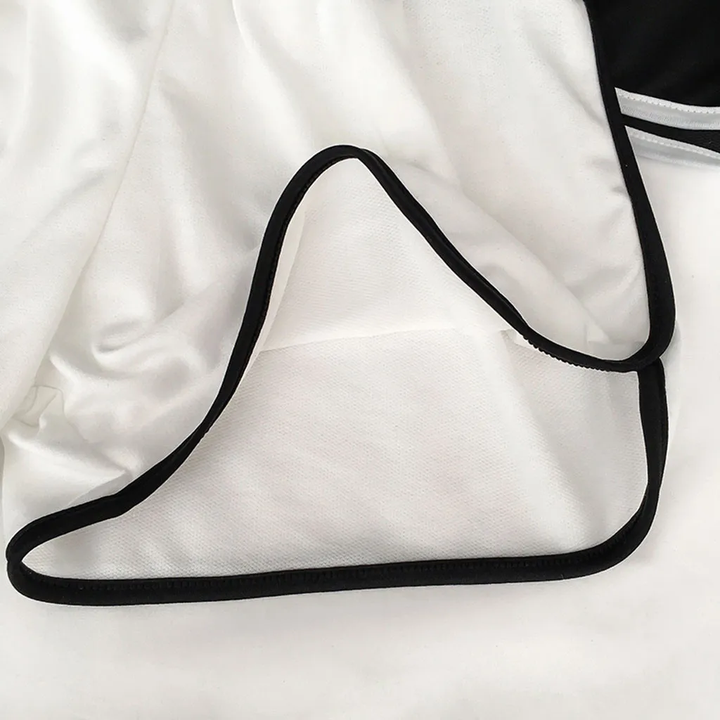 Модные женские пикантные однотонные повседневные шорты со сращением облегающие