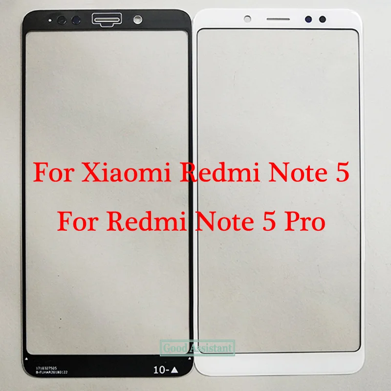 Black/White 6.0 inch For Xiaomi Redmi Note 5 / Pro MEG7S Touch Screen Glass Outer Lens Replacement ( no Cable ) | Мобильные телефоны