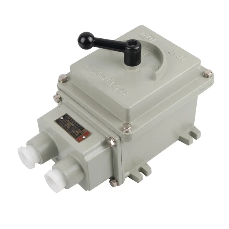 

Explosion proof reverse sequence stop switch