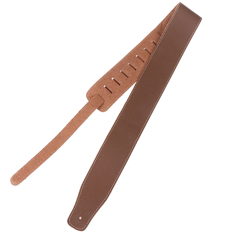 

IRIN Adjustable Soft Leather Guitar Strap Belt For Electric Thick Guitar Bass Brown Gray Guitar Bass Straps