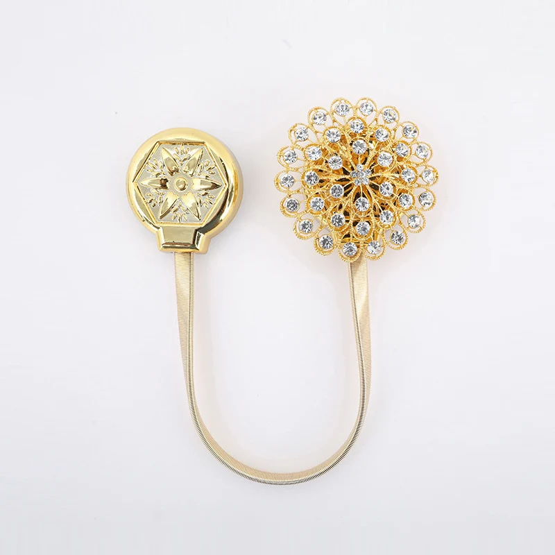 

Window Holder Accessories Curtain Tiebacks Magnetic Flower Curtains Holders Modern In Five Color