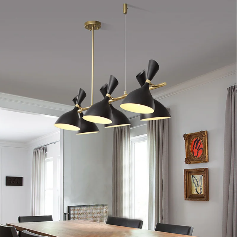 Дизайнерские подвесные светильники для ресторана простые креативные лампы в