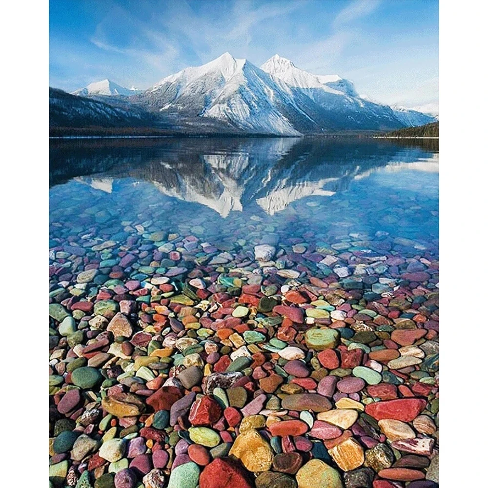 

Landscape Diamond Painting 100% Full Square/Round Drill Diamond Mosaic Handcraft Home Decor Gift KB124