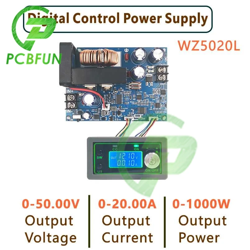 WZ5020L WZ5012L DC понижающий преобразователь CC CV Питание Регулируемый Модуль с