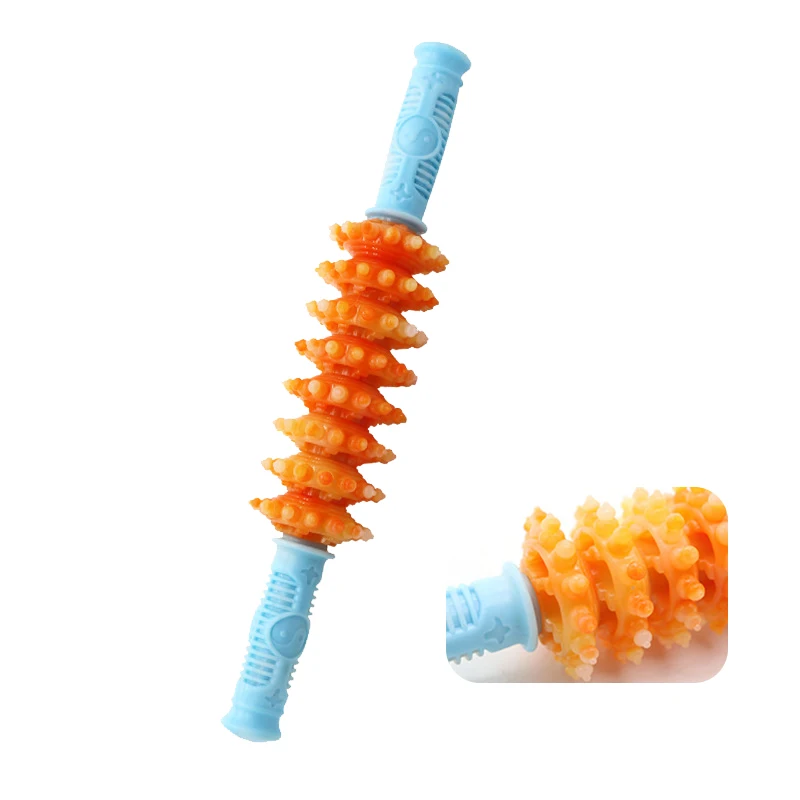 Новый Пластик ручка восьмиколесное ручной роликовый массажер прилипает к телу