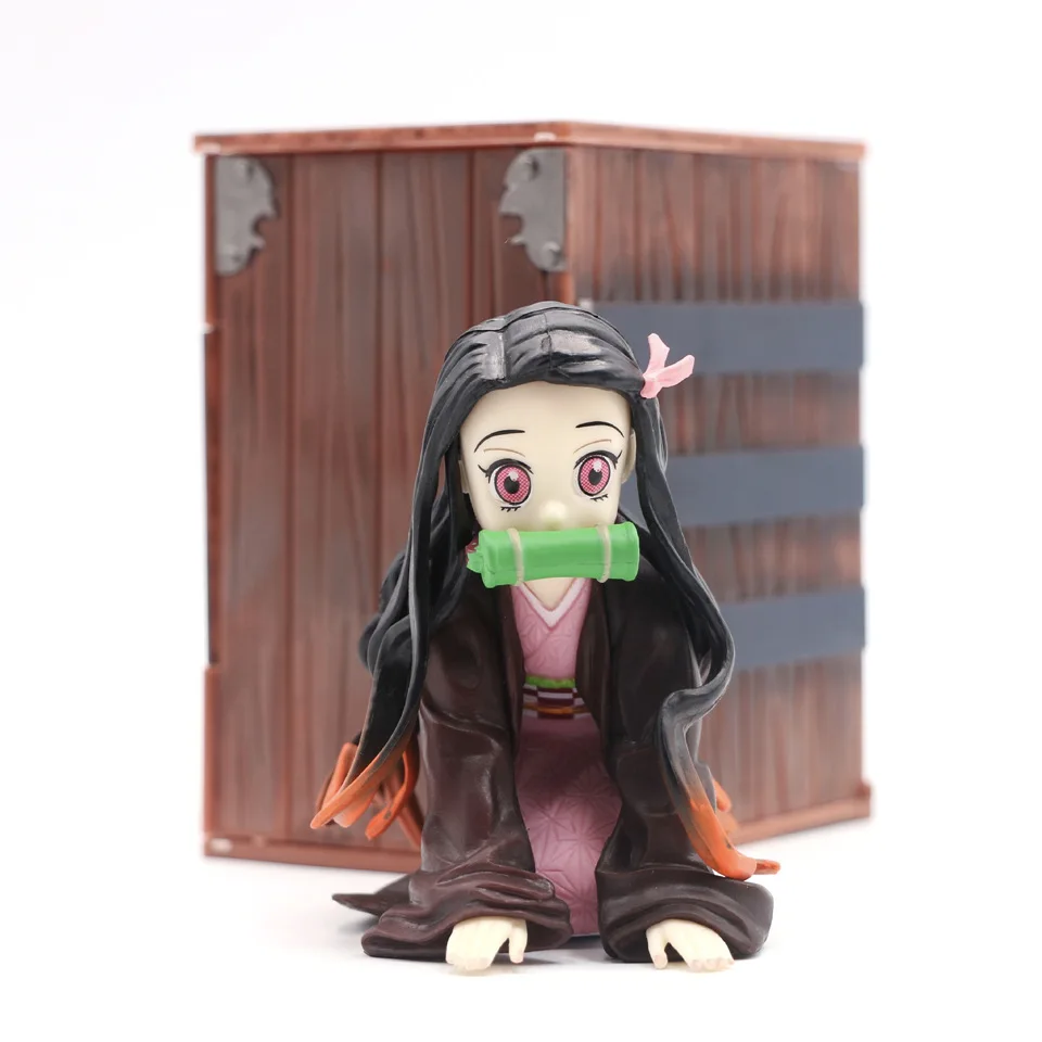 

11cm Kimetsu no Yaiba Figure anime Demon Kamado Nezuko with each box Action Figure PVC Collectible model toys gifts doll