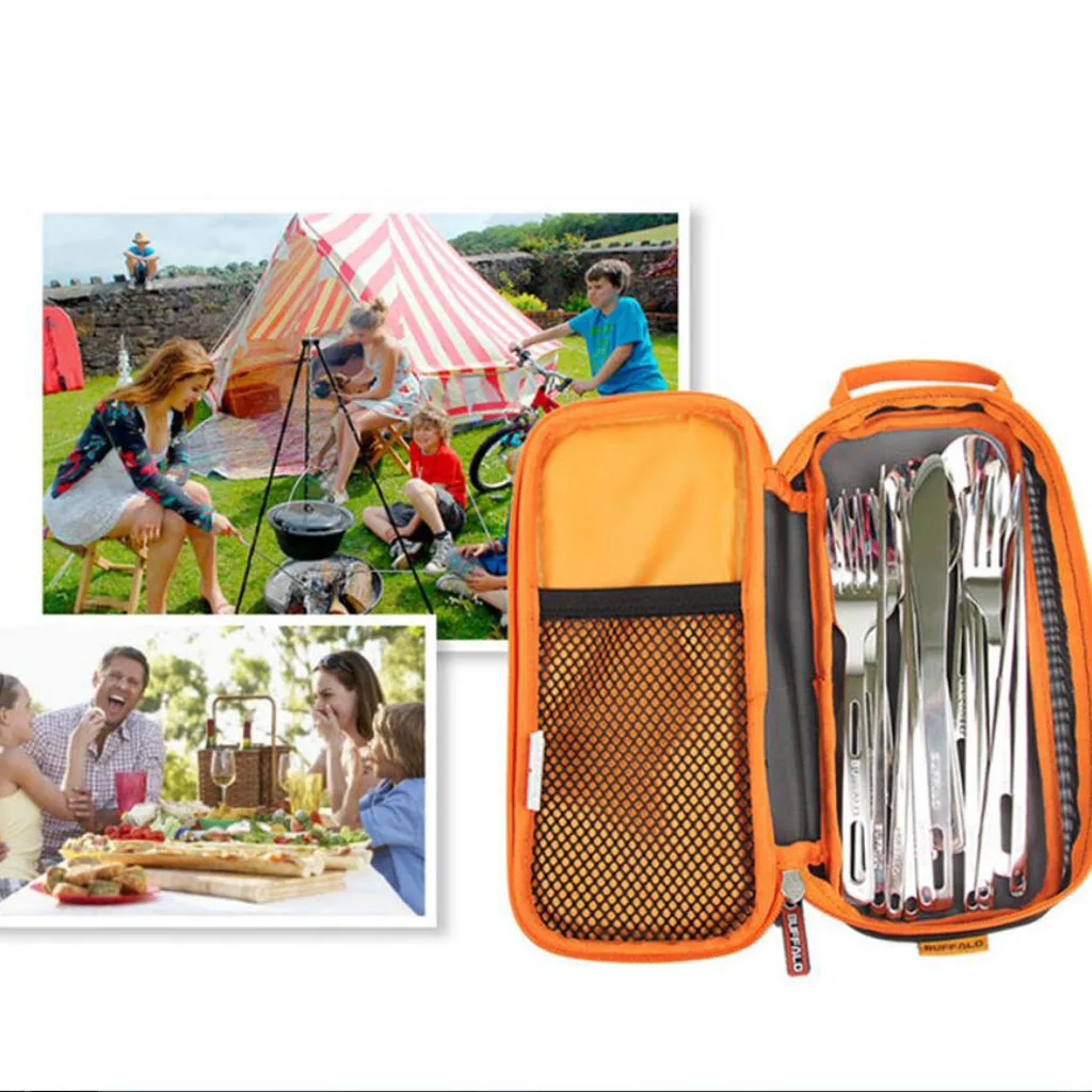 

Outdoor Camping Hiking Storage Bag Camping Hiking Outdoor Tableware Bag Chopsticks Spoon Fork Organiser Picnic Barbeque