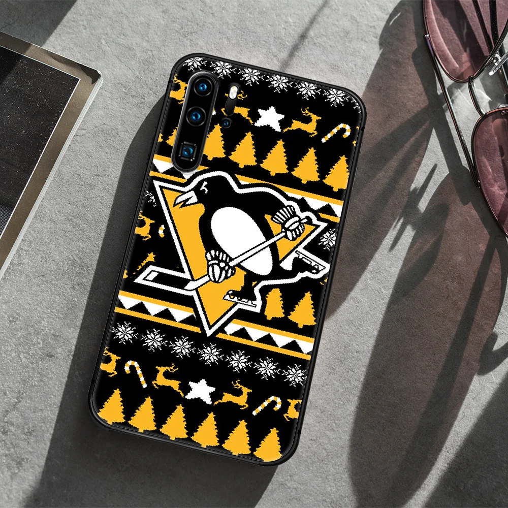 

Pittsburgh Penguin Phone Case For Huawei P Mate 10 20 30 40 Lite Pro smart Z 2019 nova 5t black Back Painting Hoesjes Pretty