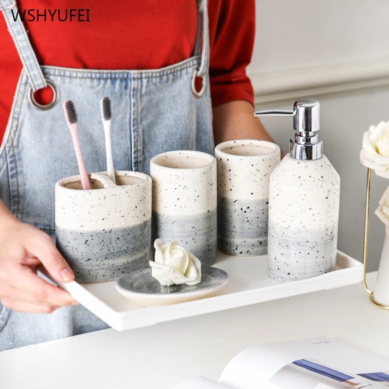 Прямая моющаяся чашка в японском стиле для ванной комнаты бытовые креативные