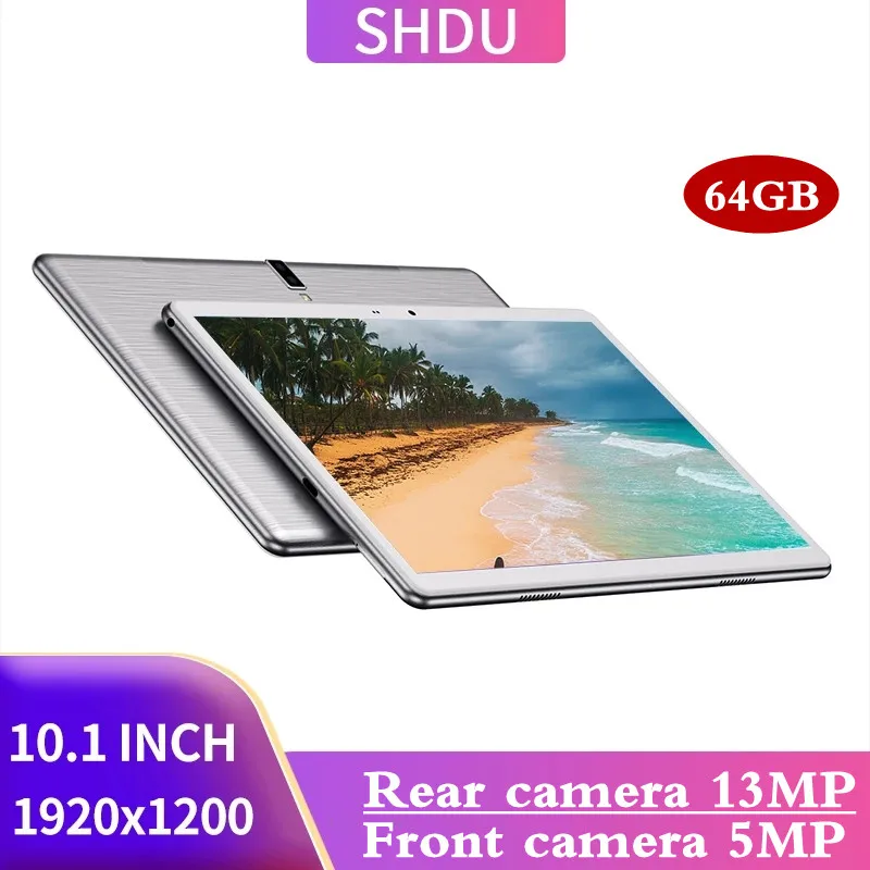 SHDU CG20HD 10 1 дюймовые Планшеты Android 0 OS 3G 4GLTE телефонные звонки 4 Гб ОЗУ 64 ПЗУ 1920 × 1200 GPS