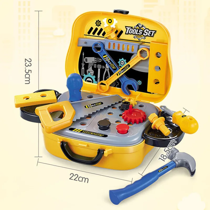 Новые детские игрушки Инструменты для ремонта Ax столярное дело Пластик