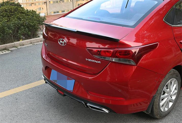 Спойлер для заднего крыла автомобиля задний спойлер Hyundai Verna 2017 цвет грунтовки