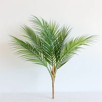 60 68cm plastic artificial palm green plants potted for home wedding decoration tropical fake plant garden party decor