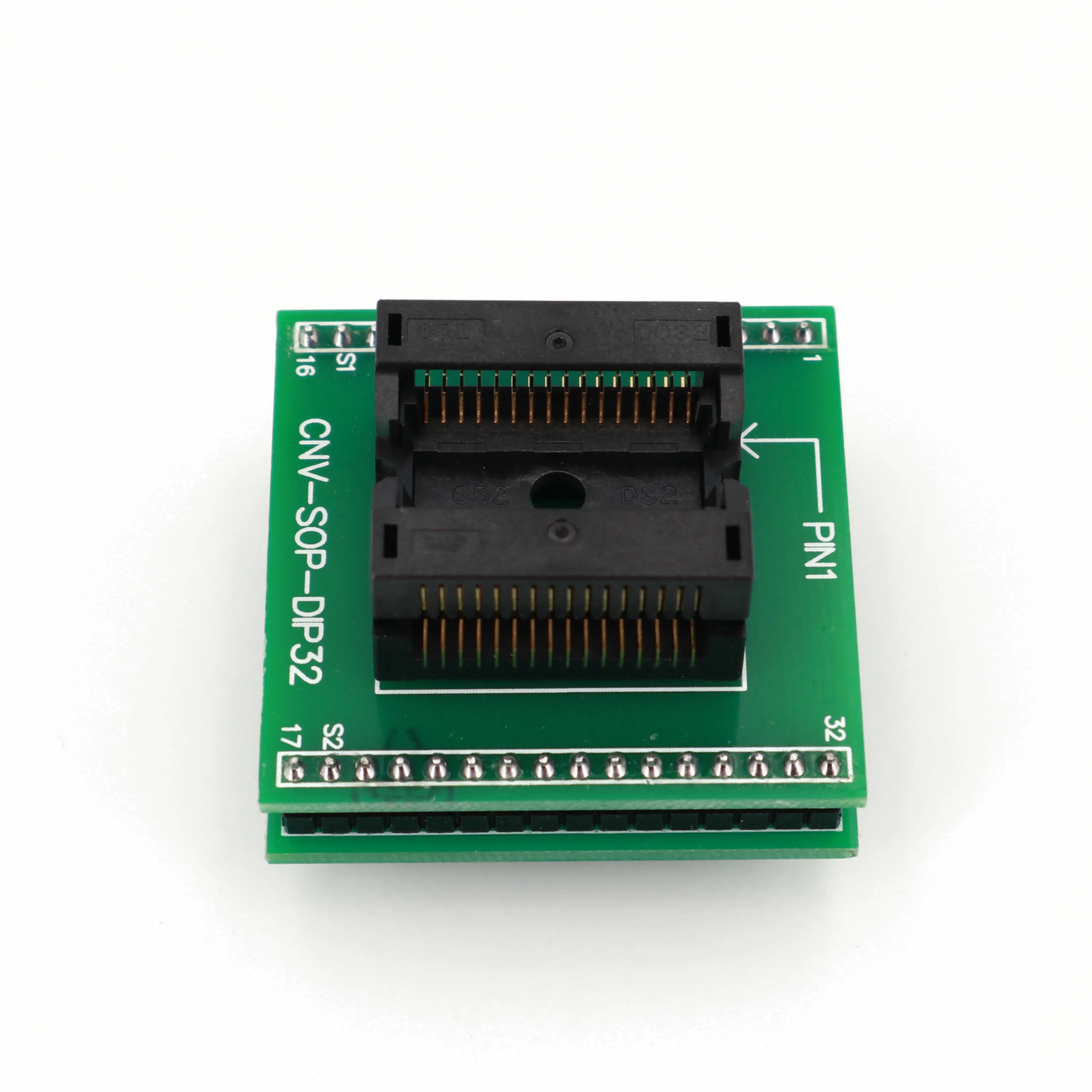SOP32/SOIC32 к DIP32 (A) Шаг 1 27 мм чип программатор адаптер IC тестовое гнездо | Обустройство