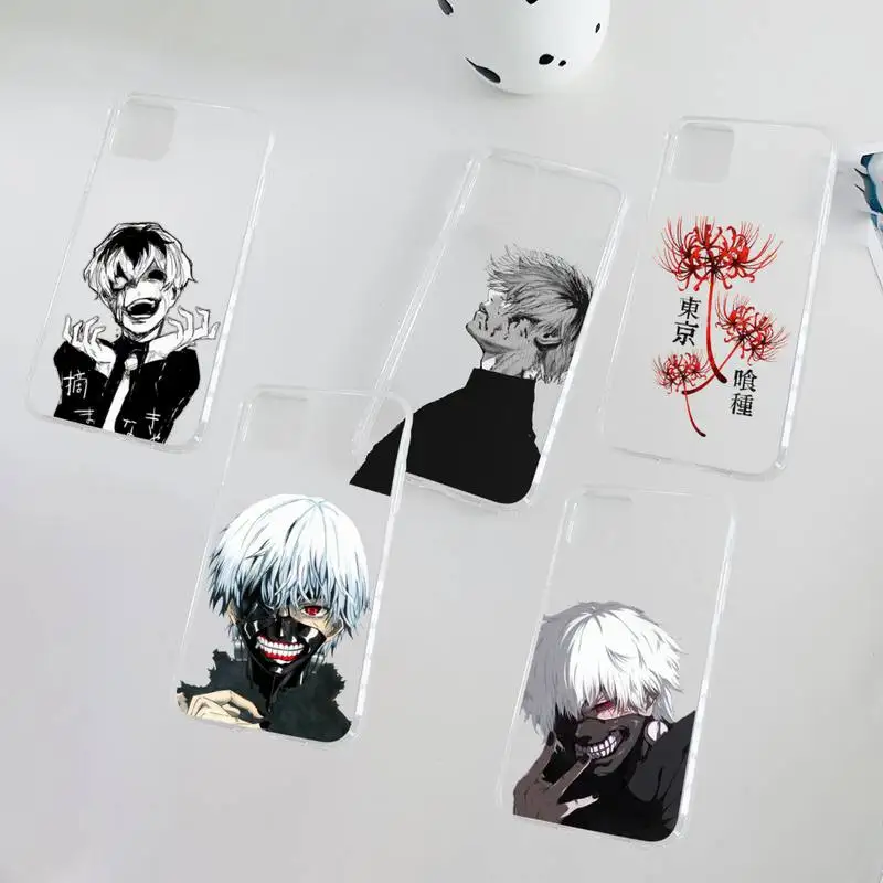 

Tokyo Ghoul Phone Case Clear Transparent for iPhone 11 12 mini pro XS MAX 8 7 6 6S Plus X 5S SE XR 2020