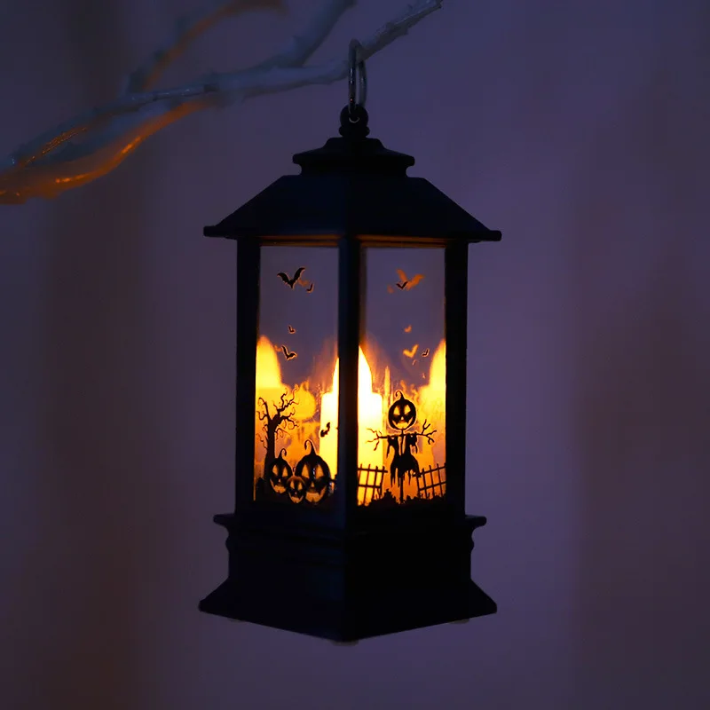 

Украшение на Хэллоуин, шторм, фонарь, призрак, фестиваль, украшение, реквизит, тыква, светильник, дом, имитация пламени, ламповый Электронный ...